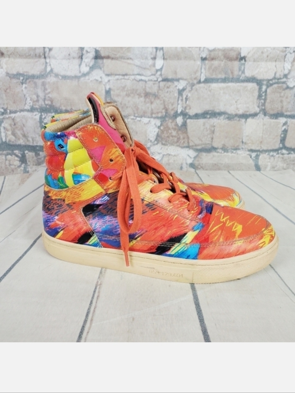 Leather Hi Top Sneakers Sparacino Cambie Hi The  Long Winter Size 6USM/7.5USW